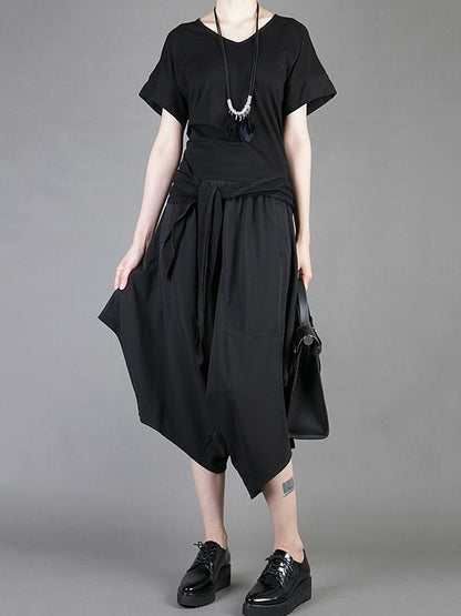 Loose Wide-leg Harem Pants
