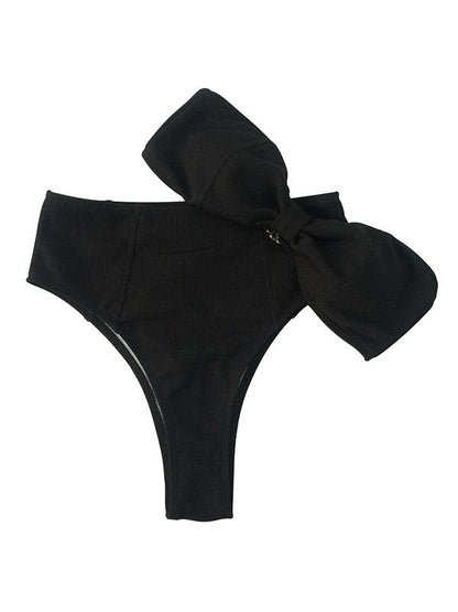 Wrapped High Waist Bikinis Swimwear