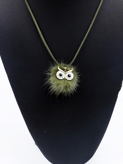 Cute 6 Colors Bohemia Owl Necklaces Accessories