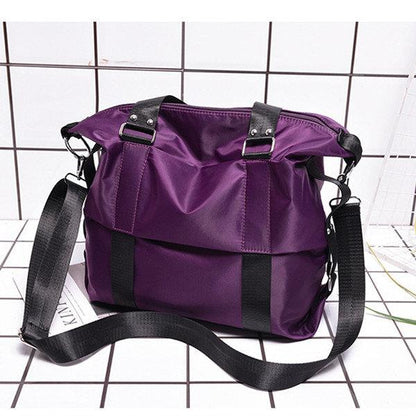 Large Capacity Handbag Tote Light Weight Oxford Shoulder Bag