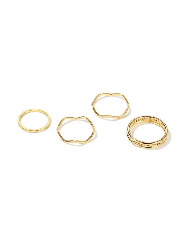 A Series Of Four Fashionable Rings