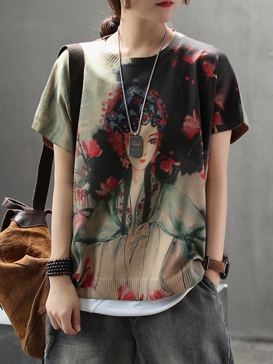 National Printed Comfortable T-shirt
