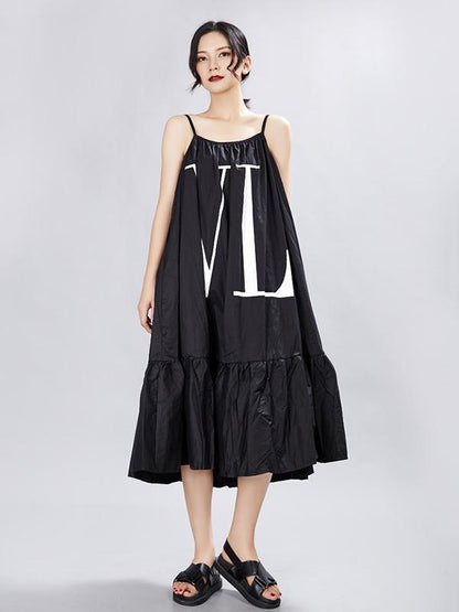 Original Printed Braces Dress