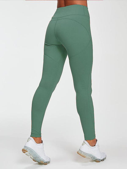 Wrap Breathable Solid Yoga&Gym Leggings