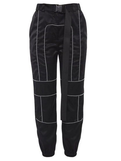Casual Waistband Split-joint Athletic Pant
