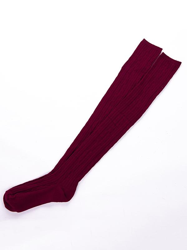 Knitting Over Knee-high 5 Colors Stocking