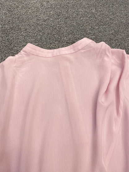 Stylish Asymmetric Round-Neck Solid Color Short Sleeves T-Shirt