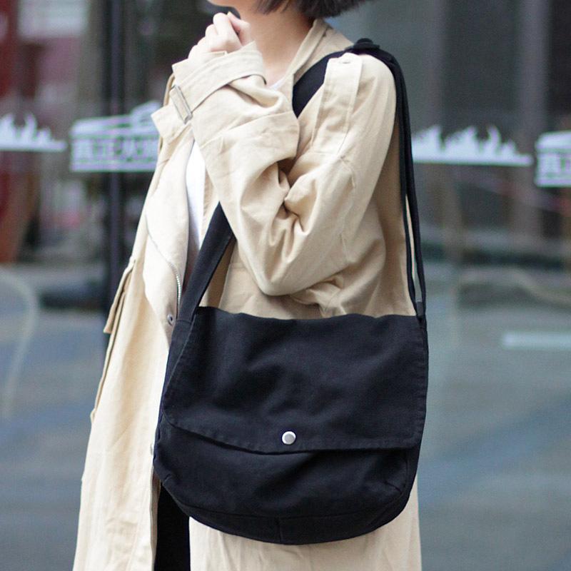 Casual Retro Work School Canvas Shoulder Bag