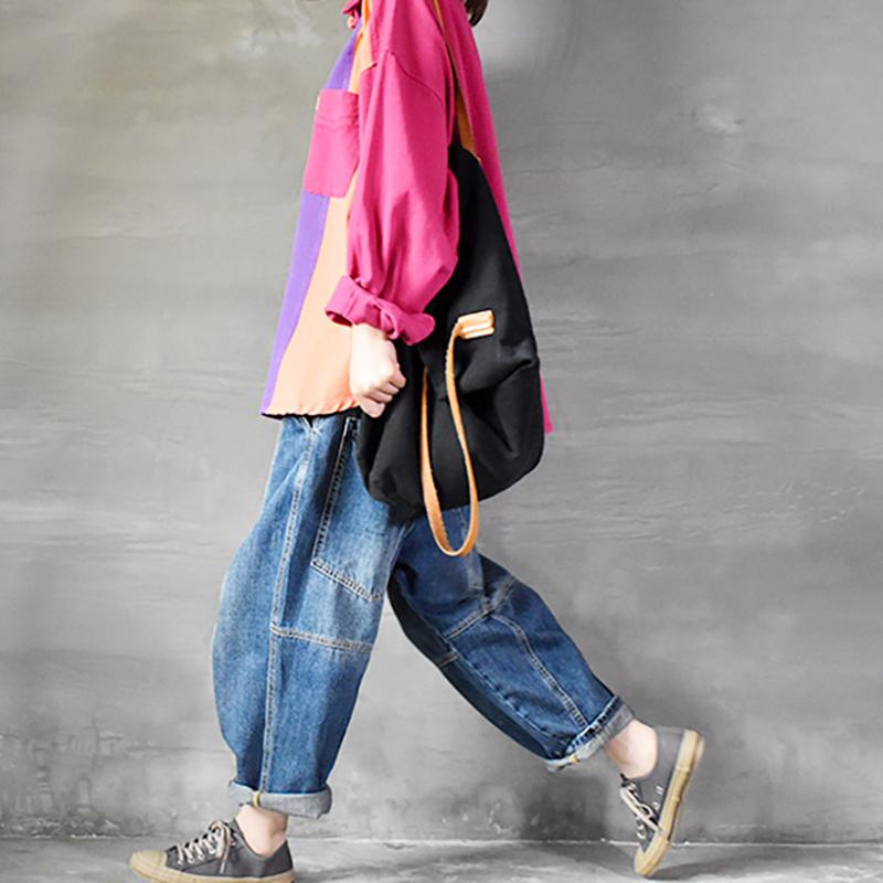 Buykud Colour Blocks Single Pocket Casual Shirt