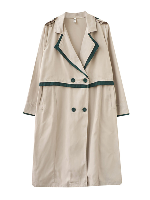 Urban Buttoned Split-Joint Trench Coat Outerwear