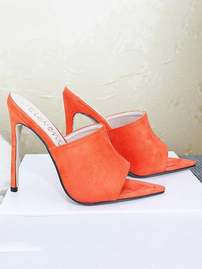 Peep Toe 5 Colors Sandal High Heels