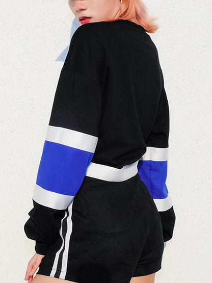 Long Sleeve Drawstring Sweatshirt