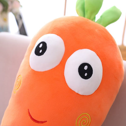 50/70/100/120CM Kawaii Fruit and Vegetable Filled Doll, Carrot Plush Toy Pillow, Children's Toys, Birthday Gifts, Home Decoratio