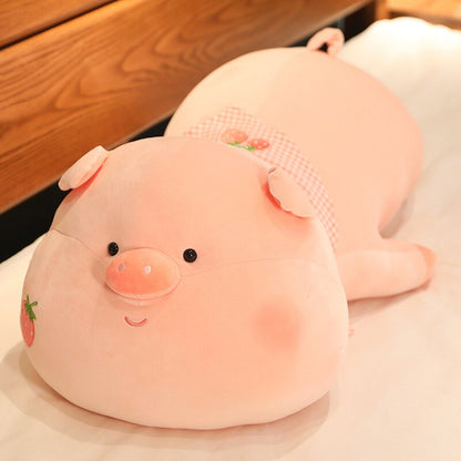 50/70cm Cute / Soft / Cartoon / Piglet Plush Toy / Strawberry Pink Piglet Doll / Children's Birthday Gift / Christmas Gift