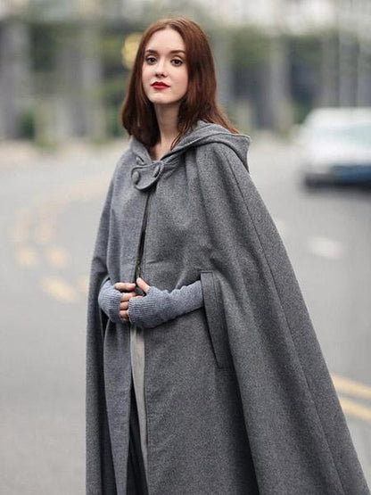 Retro Batwing-sleeves Cape Tops