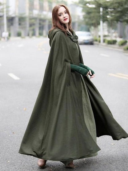 Retro Batwing-sleeves Cape Tops