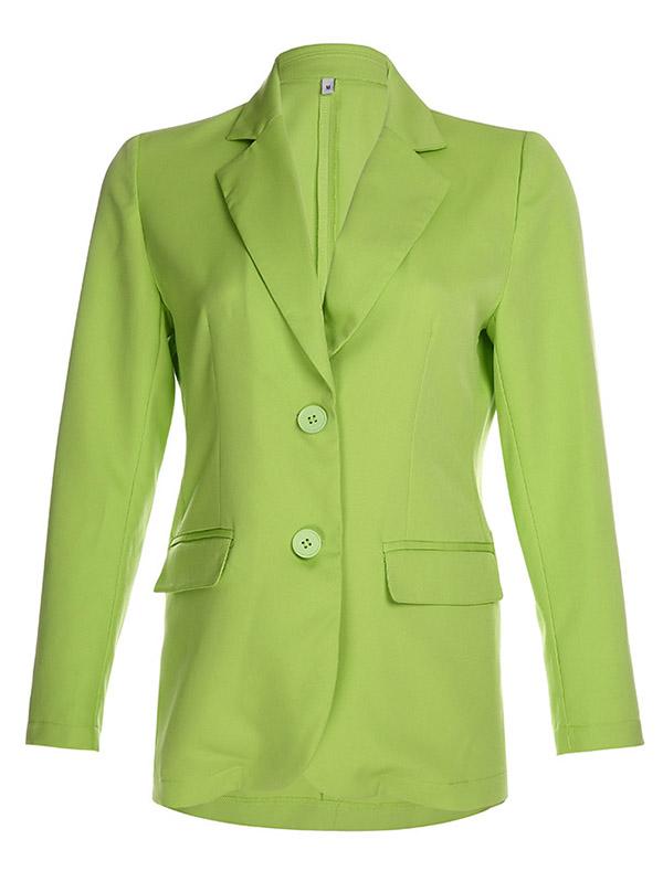 Leisure Fashion Solid Coat