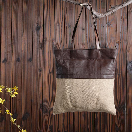 Casual Spliced Tote Women Shoulder Bag