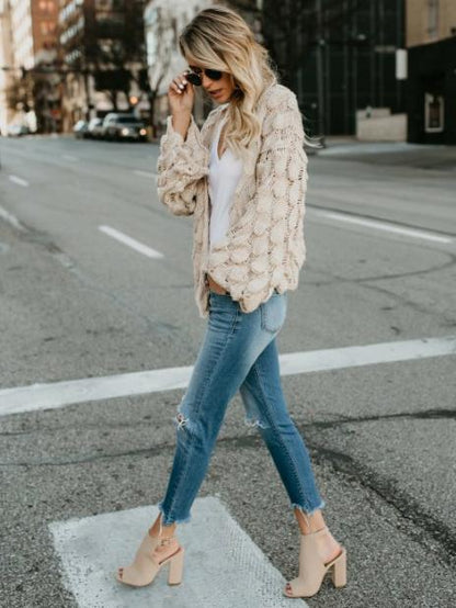 Peep Toe Sandal Block High Heels