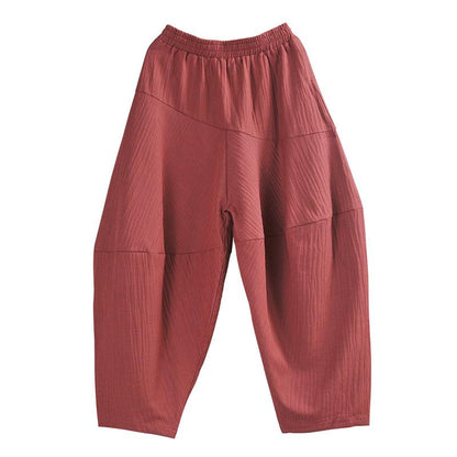 Casual Loose Comfortable Texture Harem Pants