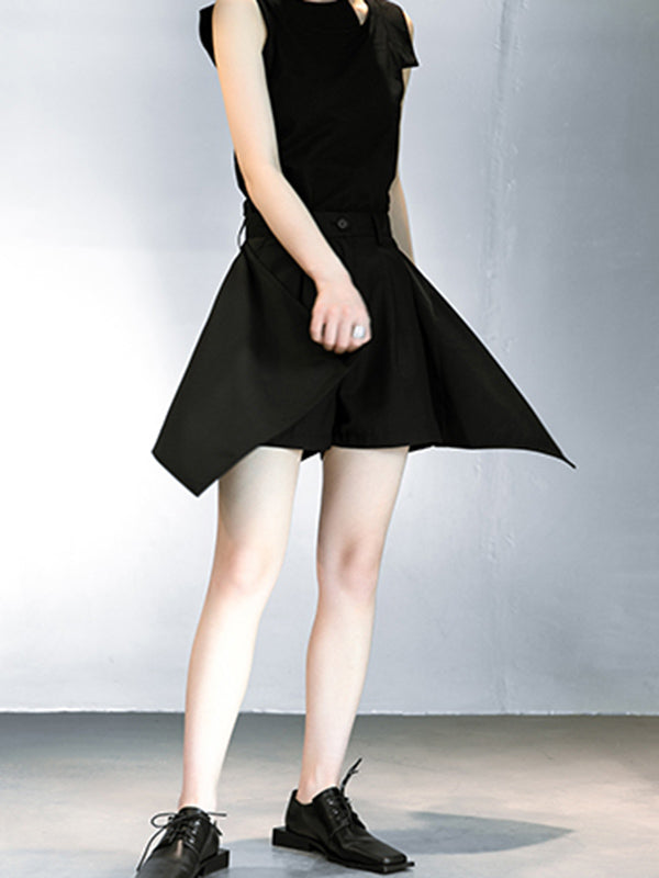 Original Irregularity Solid Color Shorts