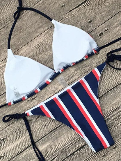 Halter Triangle Knot Side Bikinis Swimwear