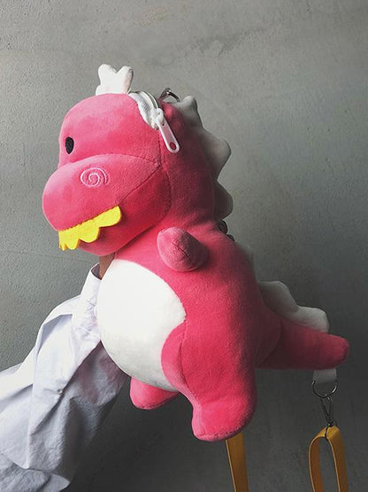 Cotton Pretty Little Dinosaur Plush Bag