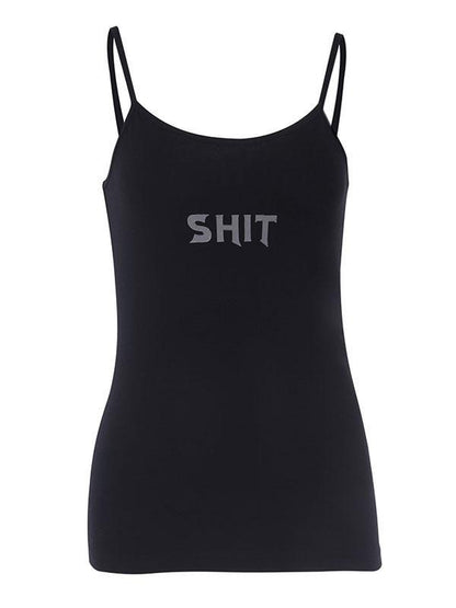 Printed Spaghetti-neck Tanks