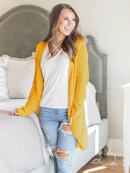 4 Colors Knitting Cardigan Tops