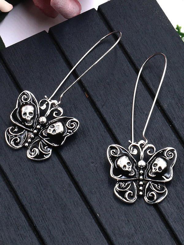 Butterfly Shape Alloy Earrings Accessories