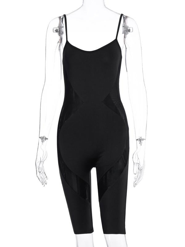 Sexy Wrap Spaghetti-Neck Sports Rompers