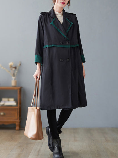 Urban Buttoned Split-Joint Trench Coat Outerwear