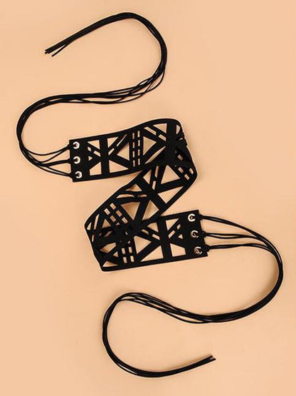 Chic Hollowed Plait Belt Accessories