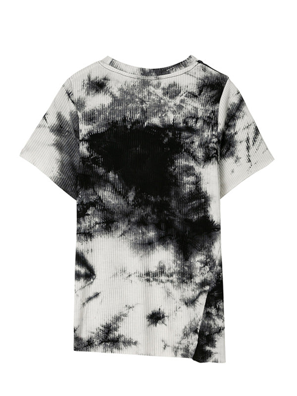 Original Tie-Dyed Short Sleeve T-Shirts Tops