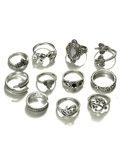 Pretty Vintage 11PCS Rings Accessories