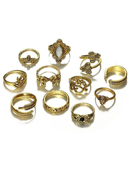 Pretty Vintage 11PCS Rings Accessories