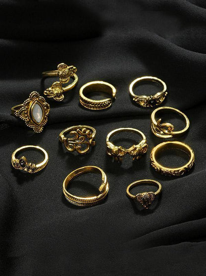 Pretty Vintage 11PCS Rings Accessories