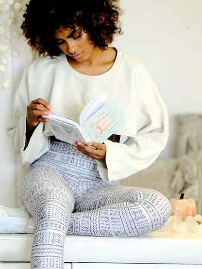 Quick-dry Floral Printed Elasticity Sports Leggings