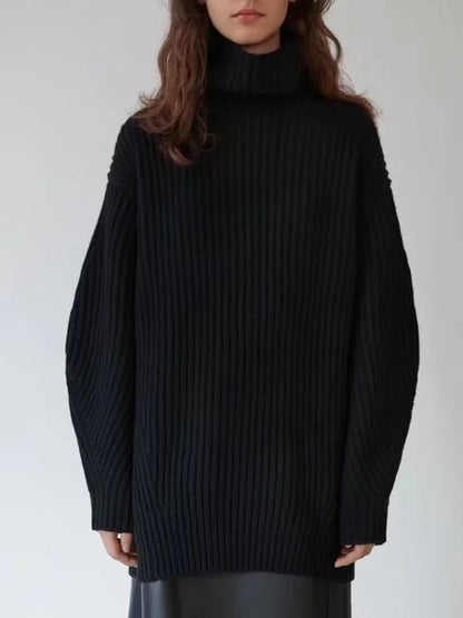 Round Neck Loose Knitting Sweater