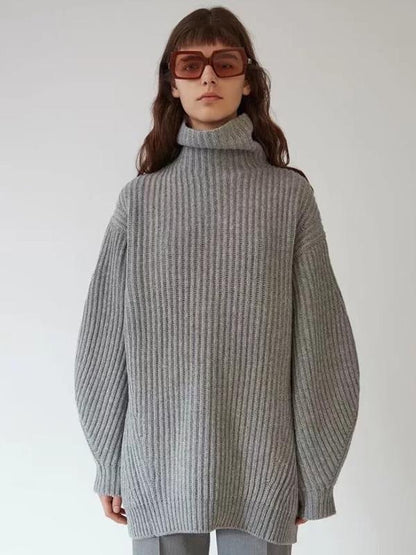 Round Neck Loose Knitting Sweater