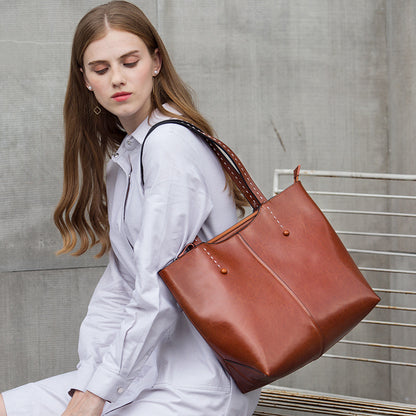 Women's bag leather handbag trend women's bag stiletto bag