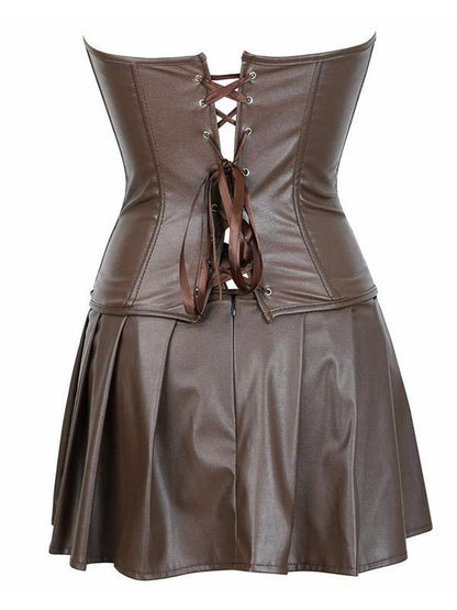 Vintage Wrap Zipper Mini Dress