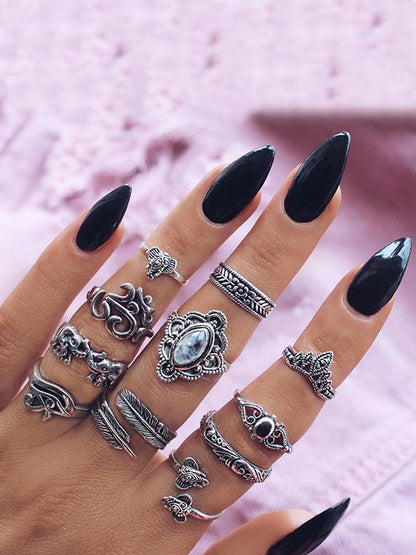 Pretty Vintage 11PCS Rings Accessories