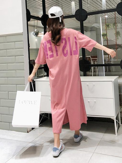 Super Loose Split-side Long Dress