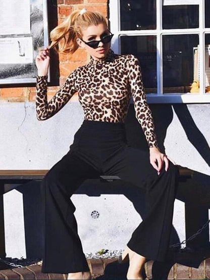 Leopard Sexy Bohemia Jumpsuits