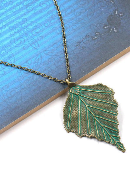 Vintage Leaf Alloy Necklaces Accessories