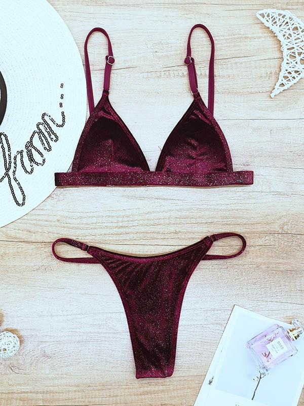Velvet Flash Bikini Swimsuit