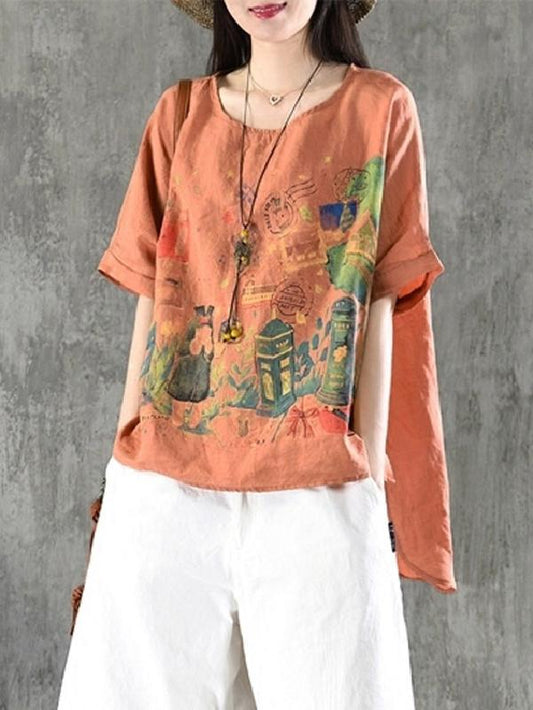 Loose Oversize High-low Shirt