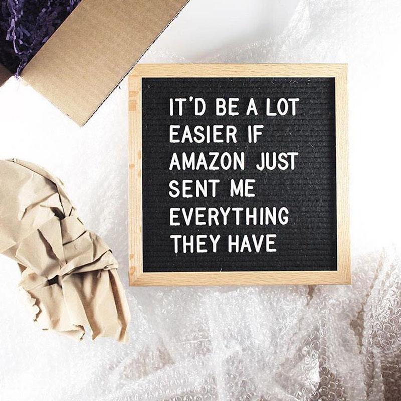 Felt Letterboard Photo Frame Home Decoration