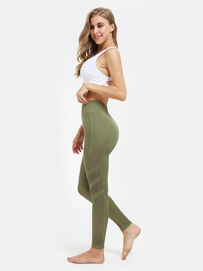 Seamless Buttock Moisture Absorption Sweat Sports Leggings